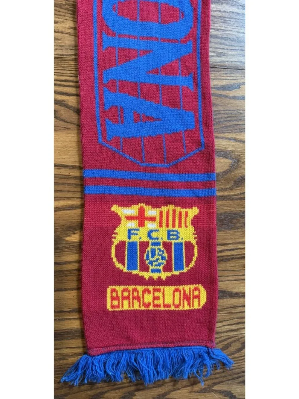 FC Barcelona Scarf Spain Football Soccer Club FCB Official Product Red Blue
